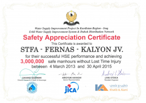 IQWS1-Project_3.000.000-MH-SafetyAppreciationCertificate