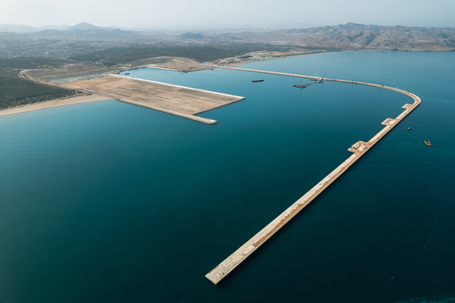 Nador Port project in Morocco is nearing completion, with 93% of the work already finished. The remaining works are planned to be completed soon.